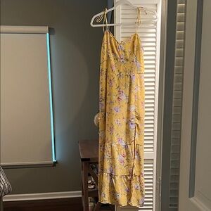 Yellow Floral Maxi
